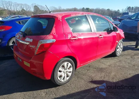 2012 Toyota Yaris Le из США, поврежденный, VIN JTDKTUD35CD521921